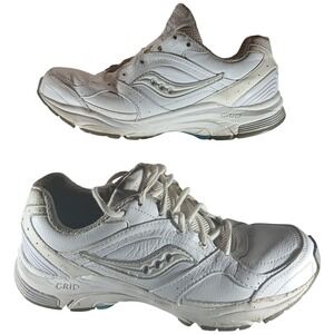 Saucony Grid Integrity ST2 Women's‎ White Running Shoes Sneakers Size 9